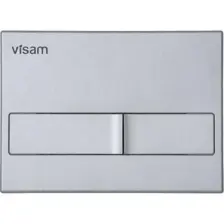 Visam Karina Mat Krom Gömme Rezervuar Kumanda Paneli Basma Butonu 226.001