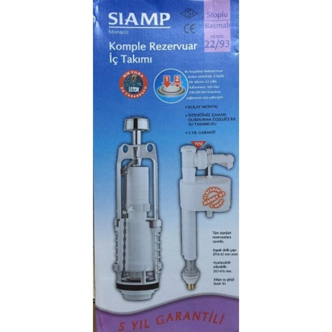 Siamp 22 / 93 Basmalı İç Takım Rezervuar
