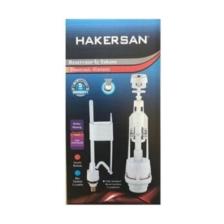 Hakersan Klozet Rezervuar İç Takımı - Basmalı Sistem, Plastik Malzeme, Standart Model, Alttan Su Girişi ile