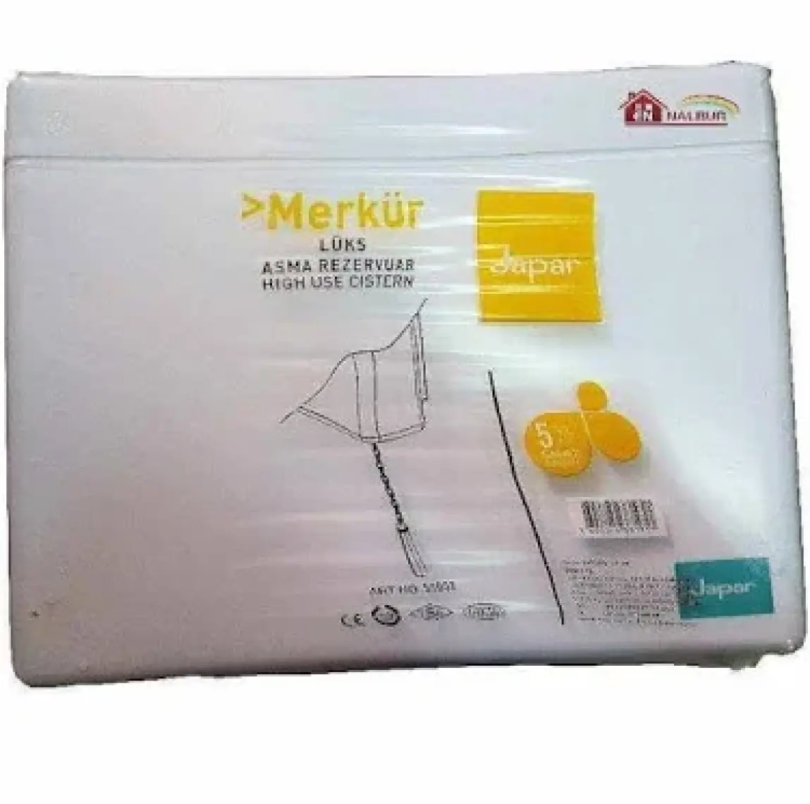 Japar 51037 Merkür Asma İçten Zincirli Rezarvuar