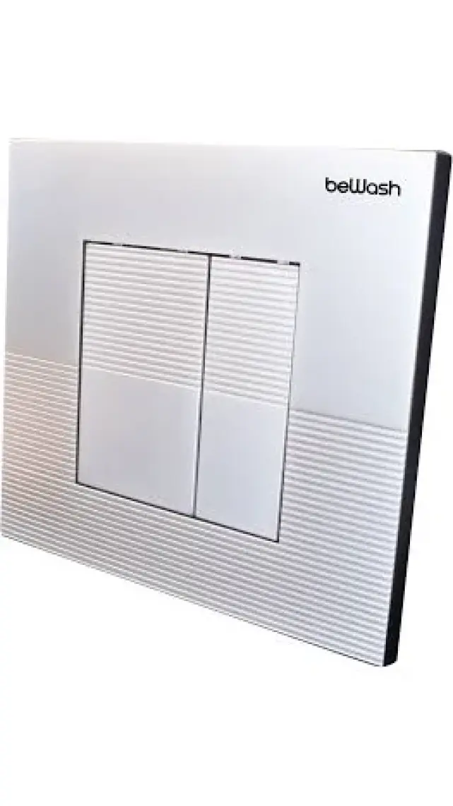 Sanica Rezervuar Panel Takımı Mat Krom Kaplama P03 21 x 18 cm