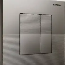 Sanica Rezervuar Panel Takımı Mat Krom Kaplama P03 21 x 18 cm
