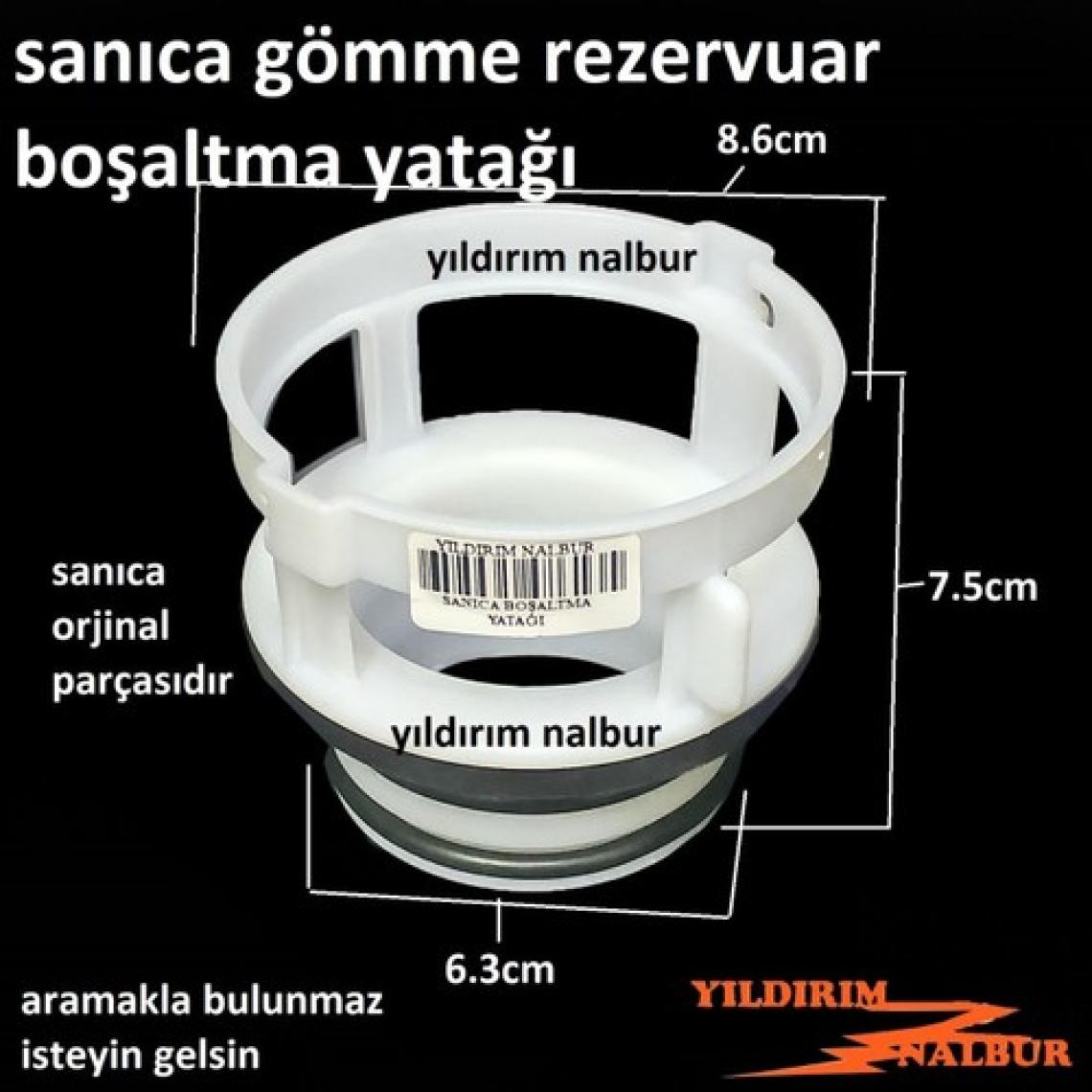 Sanica Gömme Rezervuar Boşaltma Grubu Baskı Yatağı Alt
