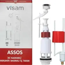 Visam Assos İki Kademeli Rezervuar İç Takım Zeplin Flatörlü 607.001