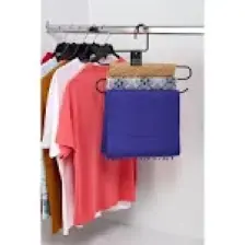 Edora Home 10'Lu Dolap Içi 3 Katlı Siyah Pantolon Askılık - Metal Paslanmaz
