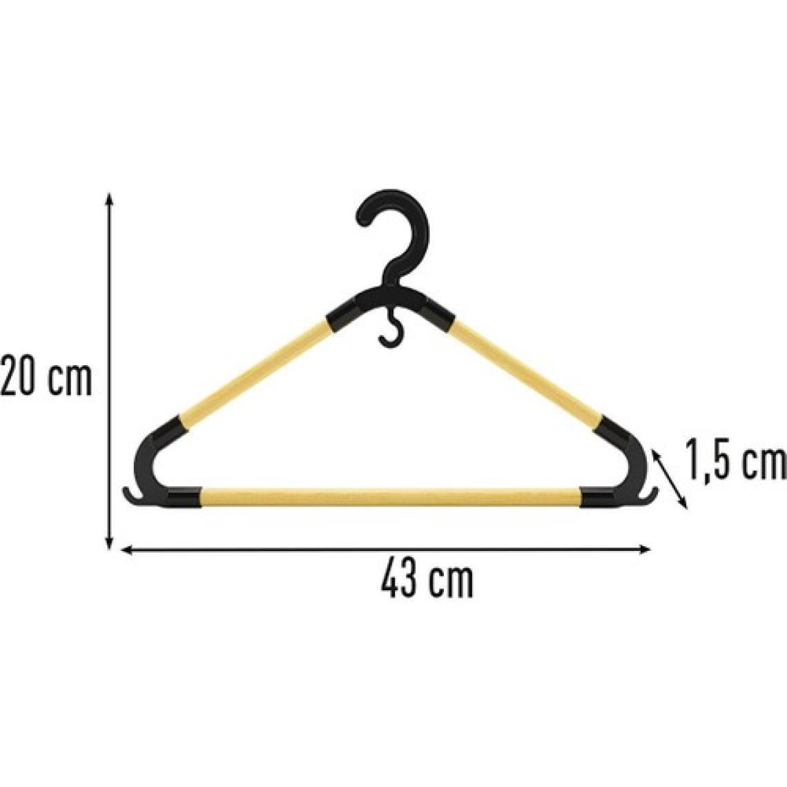 Seowood Ahşap 12'li Yetişkin Elbise Askısı 43CM Genişlik