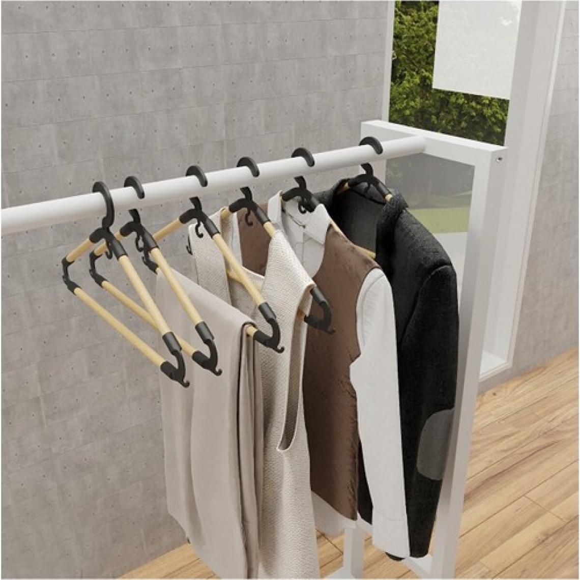 Seowood Ahşap 12'li Yetişkin Elbise Askısı 43CM Genişlik