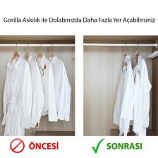 Askı Kancası 20 Adet Gömlek Çanta Kemer Askı Kancası Dolap Içi Düzenleyici Askı Kancası