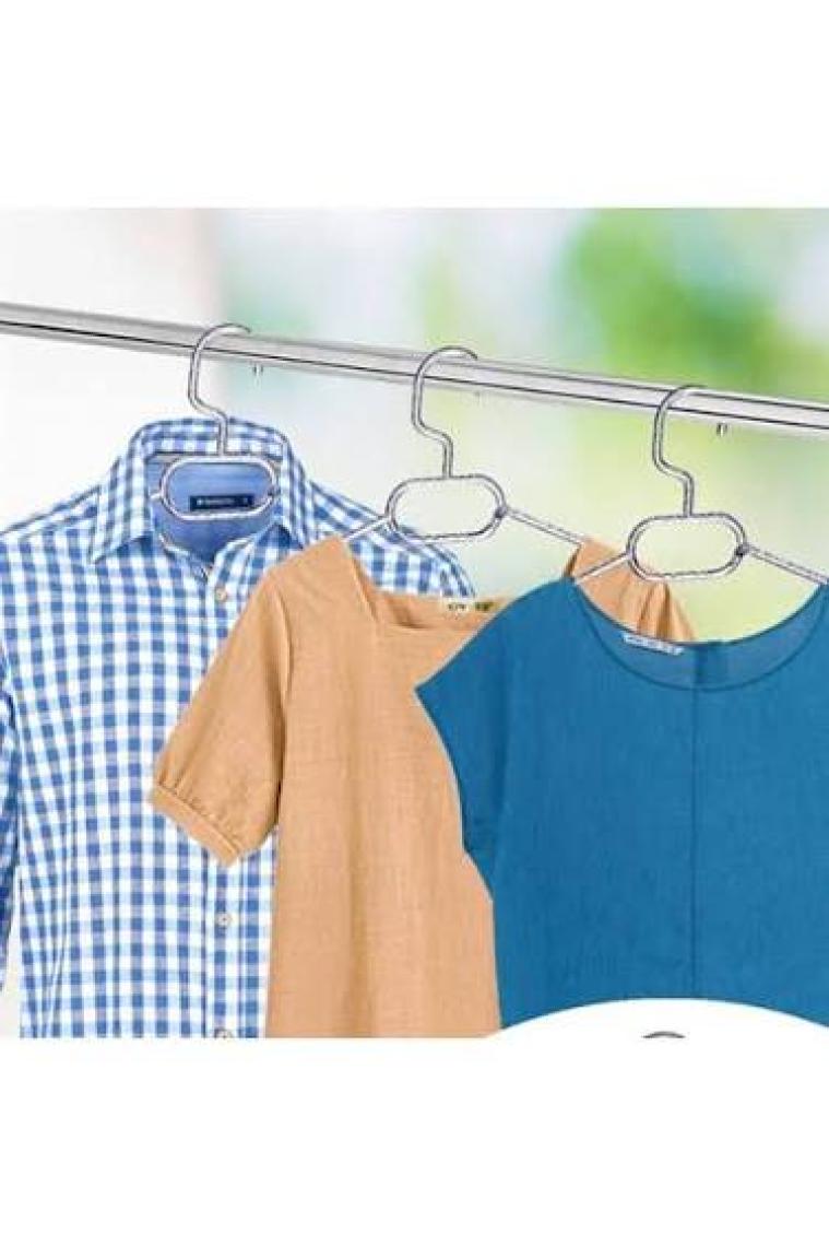 Askıcı Kristal Şeffaf Büyük Boy Elbise Askısı 24 Adet