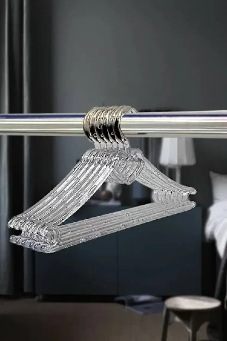 Askıcı Bebek Askısı Şeffaf Kristal 24 Adet