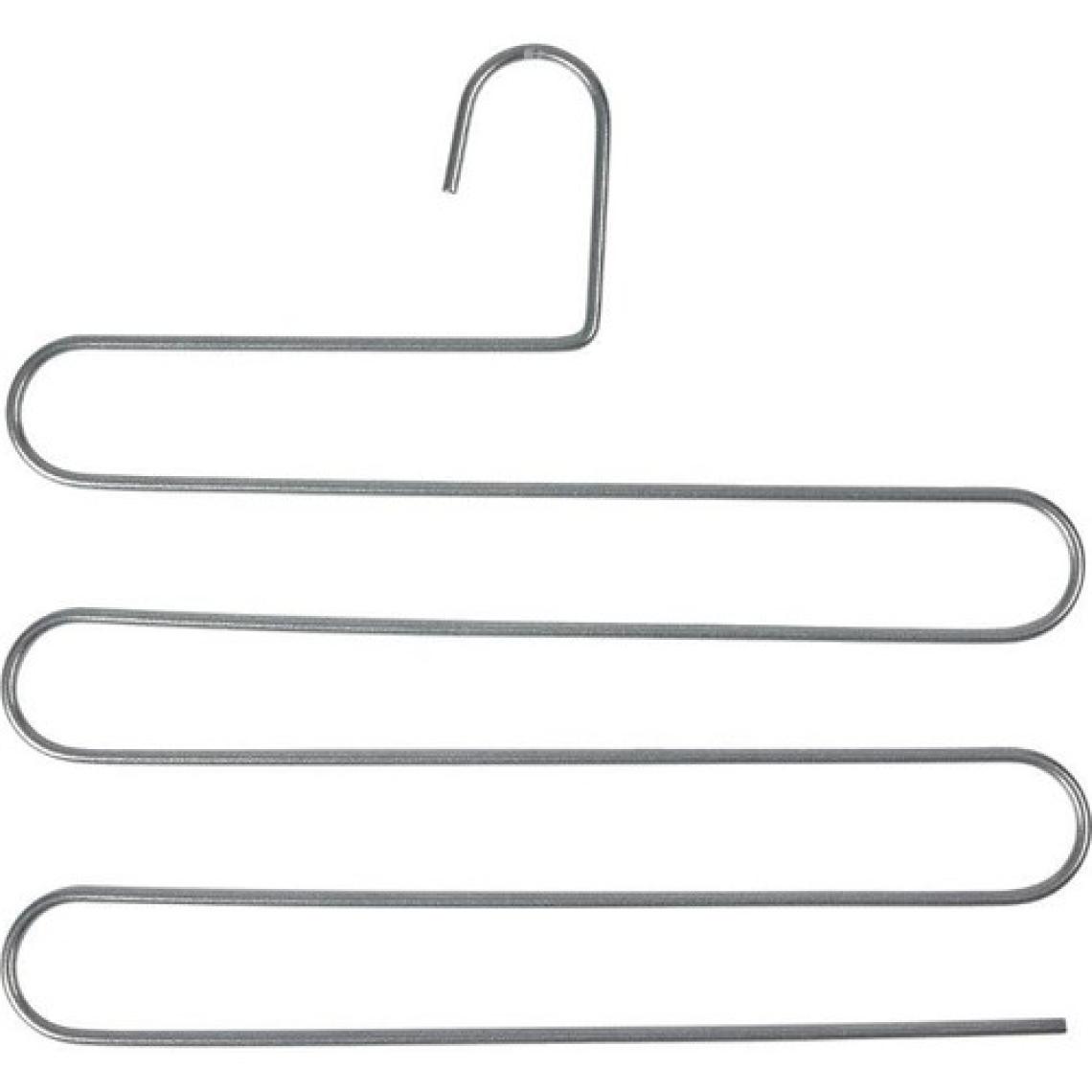 Edora Home Dolap İçi 5 Katlı Gümüş Pantolon Askılık, Akıllı Dekoratif Askı - Metal Paslanmaz