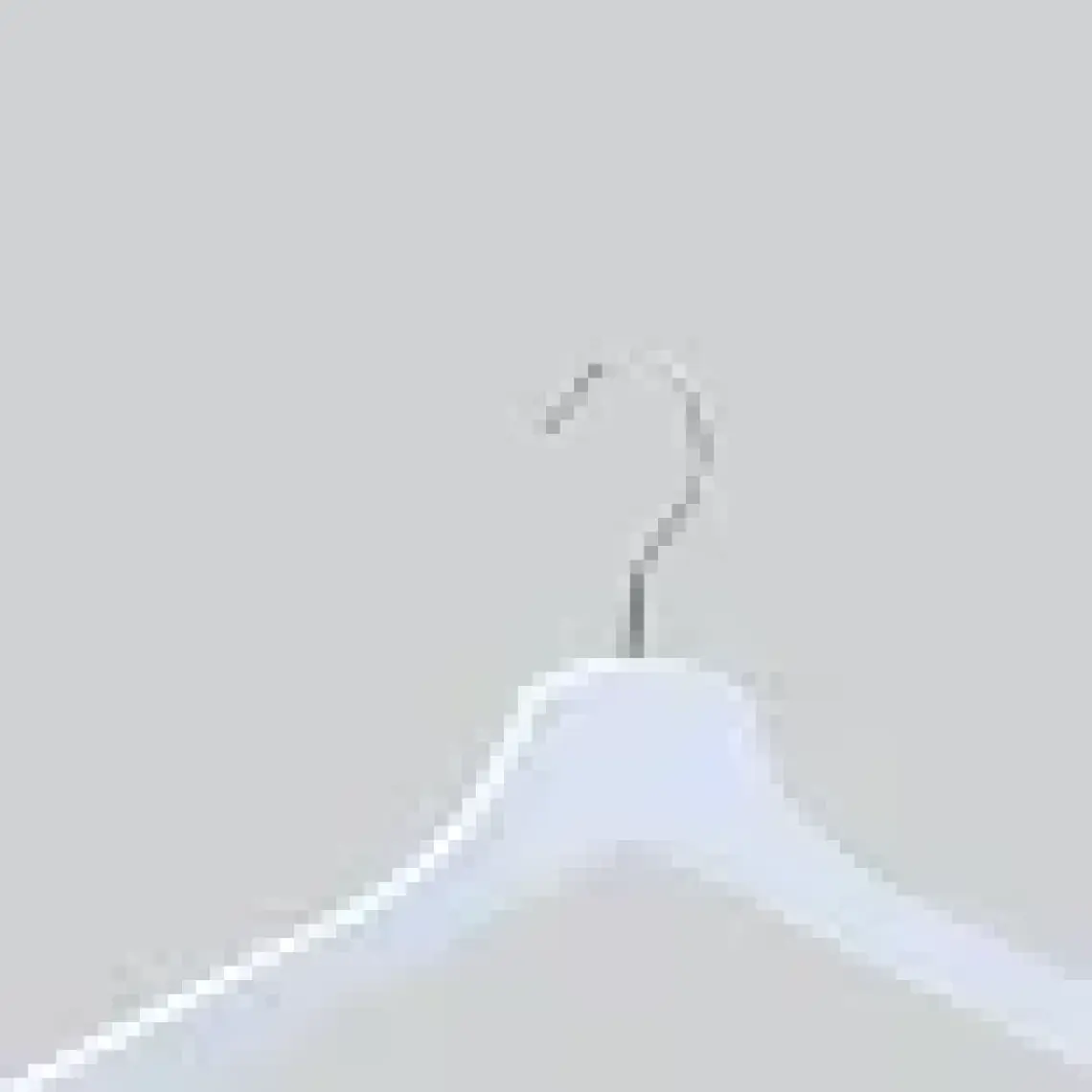 Nyn Ahşap Askı Mandallı Gömlek Etek Askısı Beyaz Renk 6 Adet
