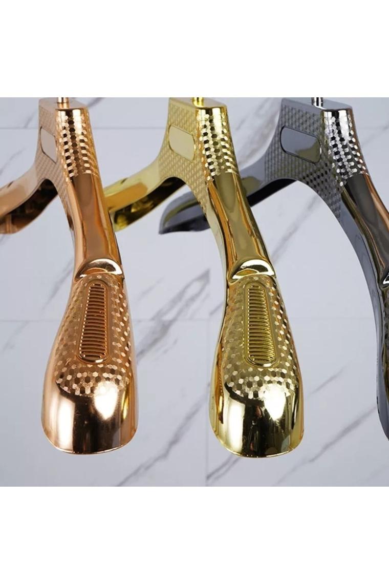 Elbise Askısı 10 Adet Gold Renk Kaplama Ceket Elbise Tişört Askısı