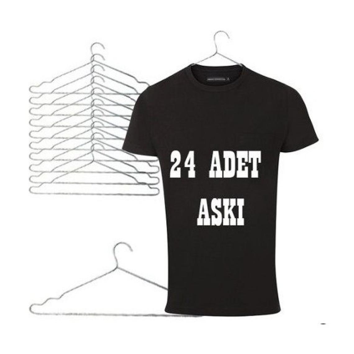 Marketonya Metal Elbise Askısı 24'lü