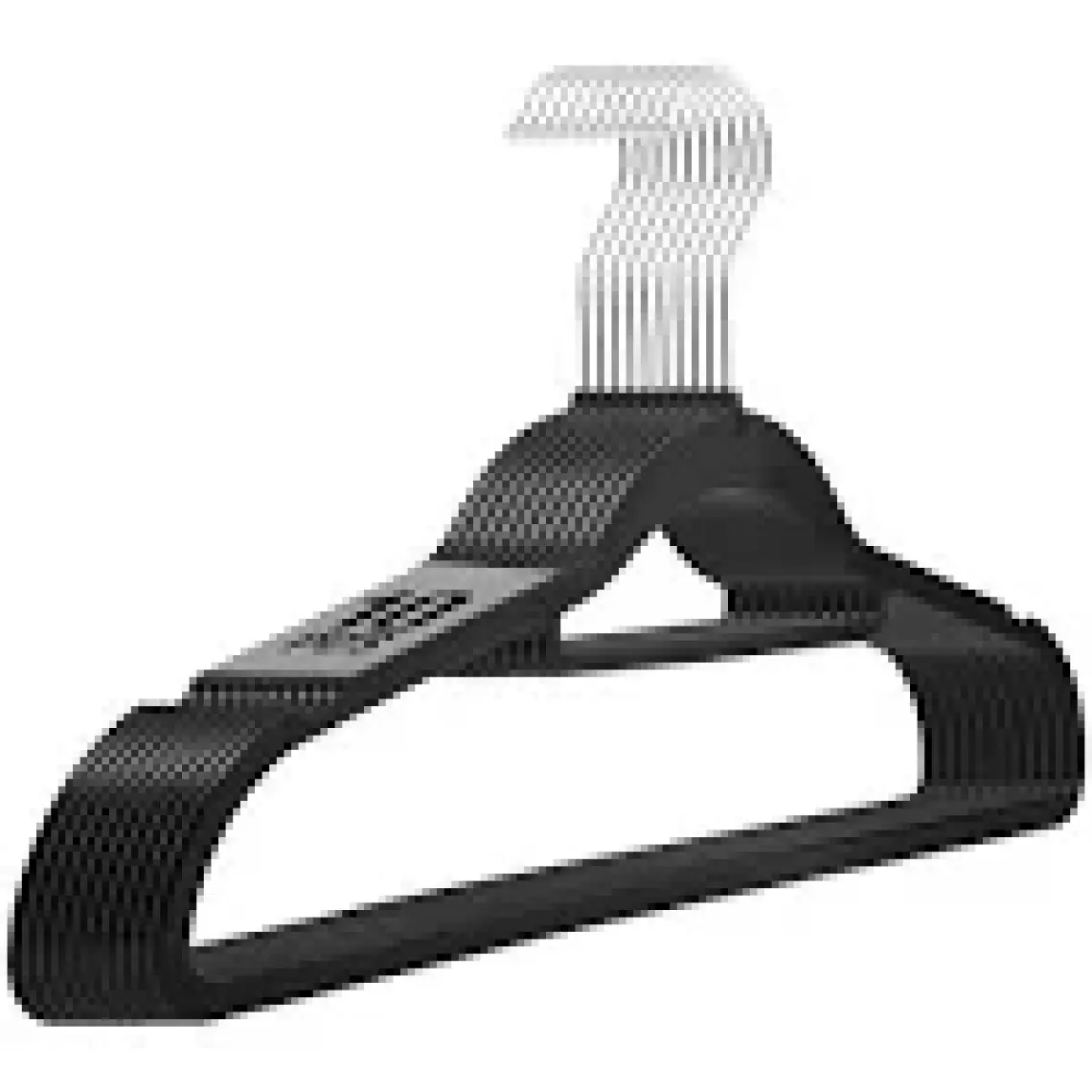 Milano Home Non-Slip Elbise Askısı Kaydırmaz Kravat ve Pantolon Askılı Elbise Askısı Dolap Askısı 10 Adet
