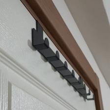 Thorqtech Metal Mat Siyah Amerikan Kapı Arkası Askılık Organizer Askılık ve Banyo Kapı Arkası Askı