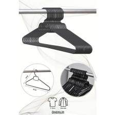 Olgun Home 24 Adet Siyah Plastik Elbise Askısı 24'lü Set