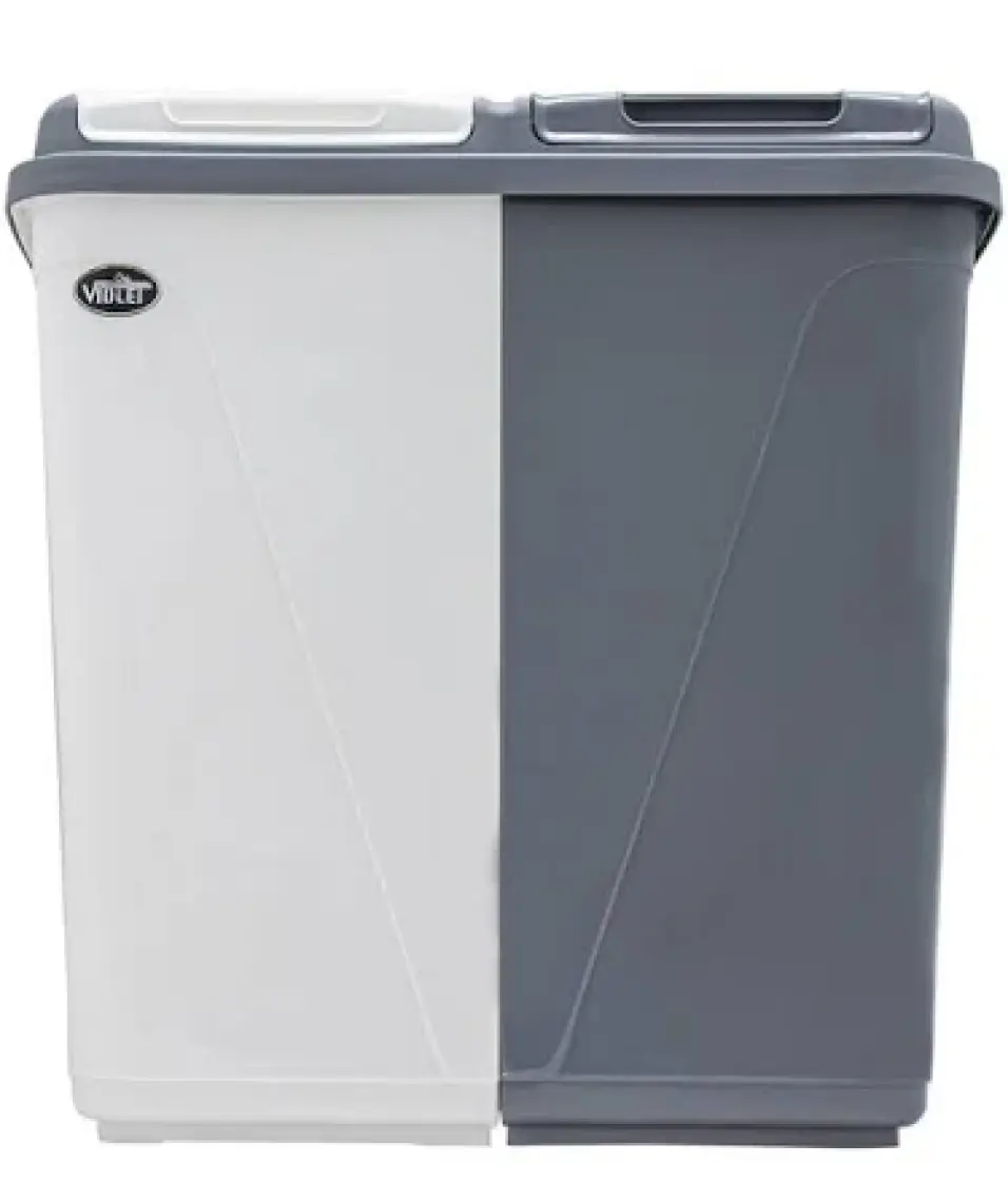 Kirli Çamaşır Sepeti Iki Bölmeli 90 Litre (büyük)