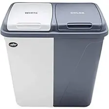 Kirli Çamaşır Sepeti Iki Bölmeli 90 Litre (büyük)
