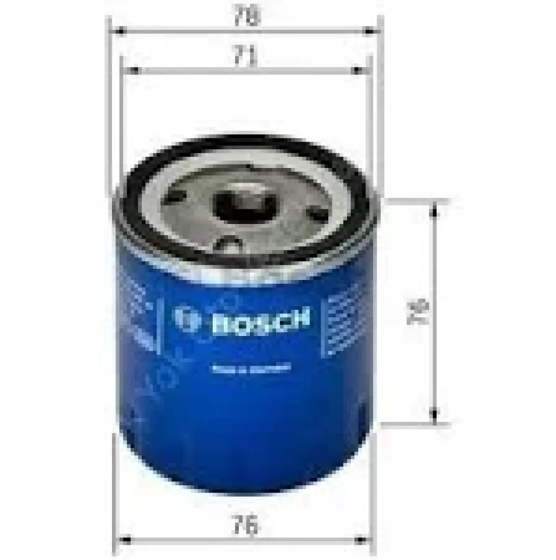 Bosch - Yağ Filtresi (Renault 9-19-Clıo-Kango-Megane)  - Bsc 0 986 Tf0 030