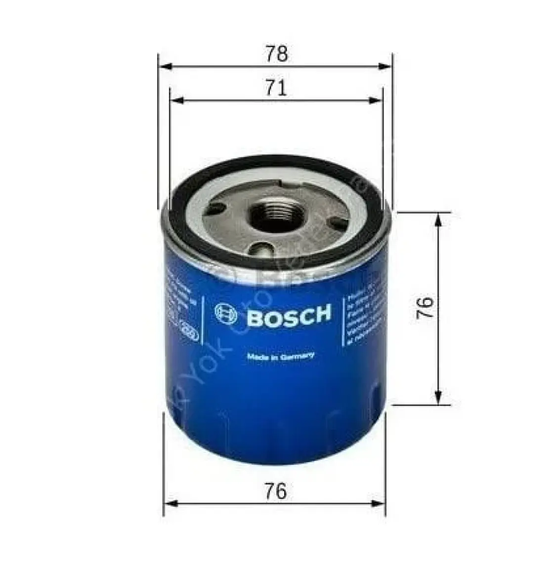 Bosch - Yağ Filtresi (Renault 9-19-Clıo-Kango-Megane)  - Bsc 0 986 Tf0 030