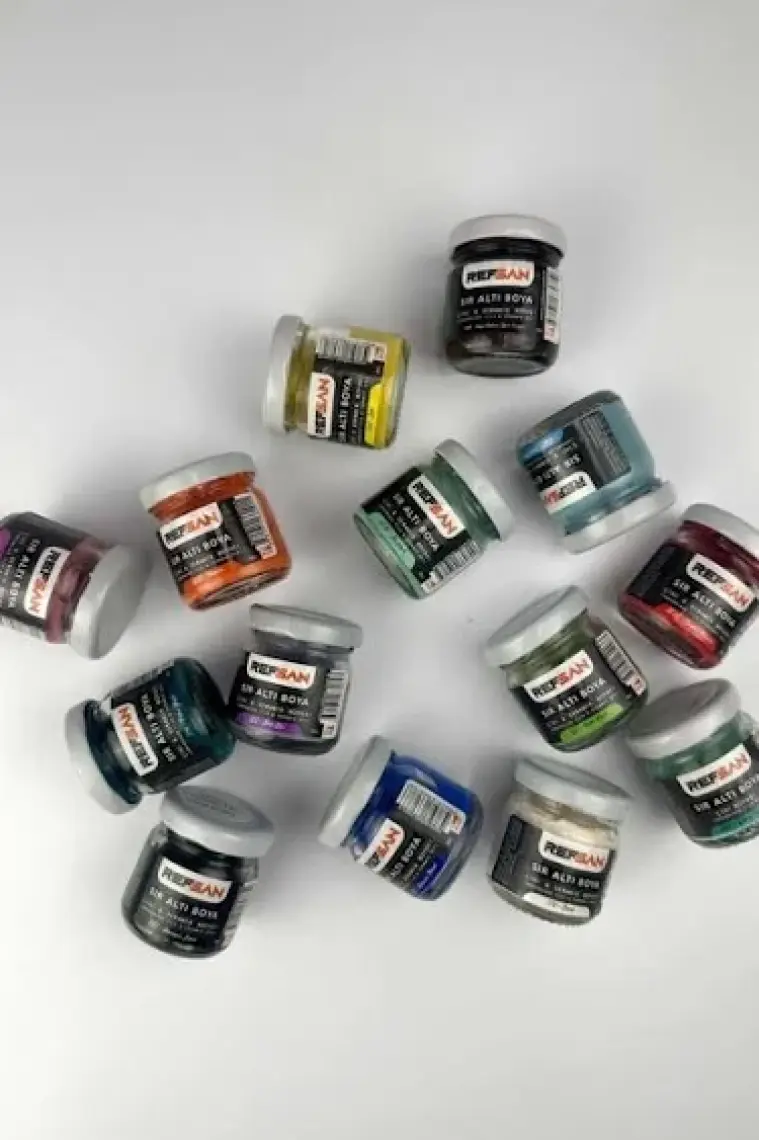 Hazır Çini Ve Seramik Boyası 6504 Siyah Tahrir 40 Ml