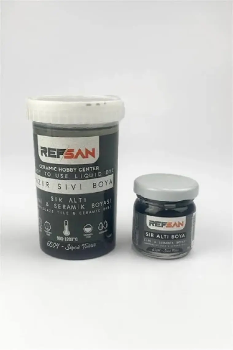 Hazır Çini Ve Seramik Boyası 6504 Siyah Tahrir 40 Ml