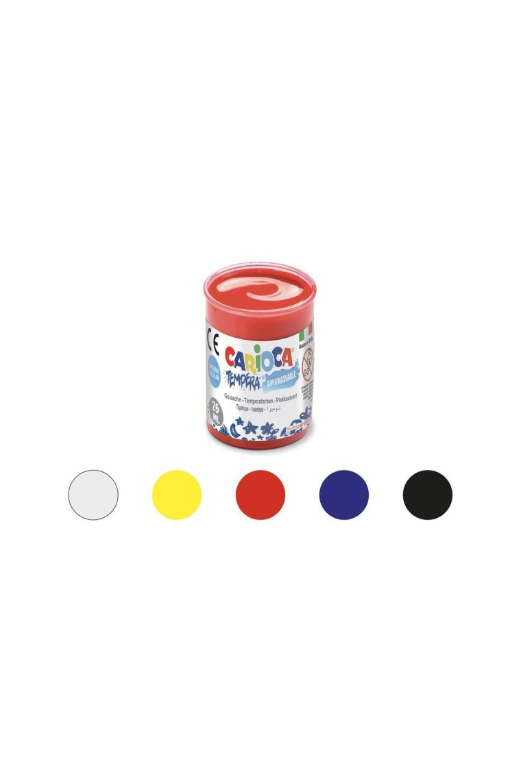 Süper Yıkanabilir Parmak Boyası 25 ml 6'lı