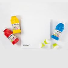 Süper Yıkanabilir 3x350 ml parmak boya ve tuval seti - ponpon