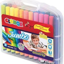 Jumbo Üçgen Keçeli Kalem 24lü