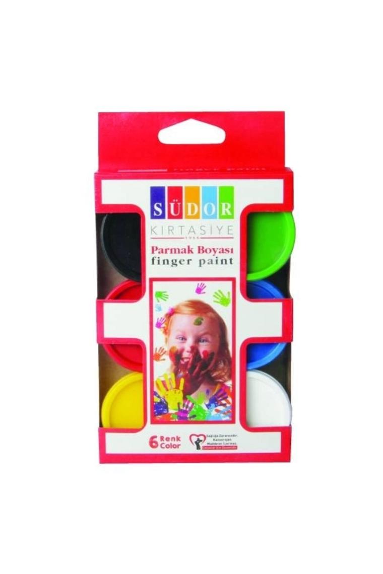 Parmak Boyası Su Bazlı 30 ml 6 Renk Sd822