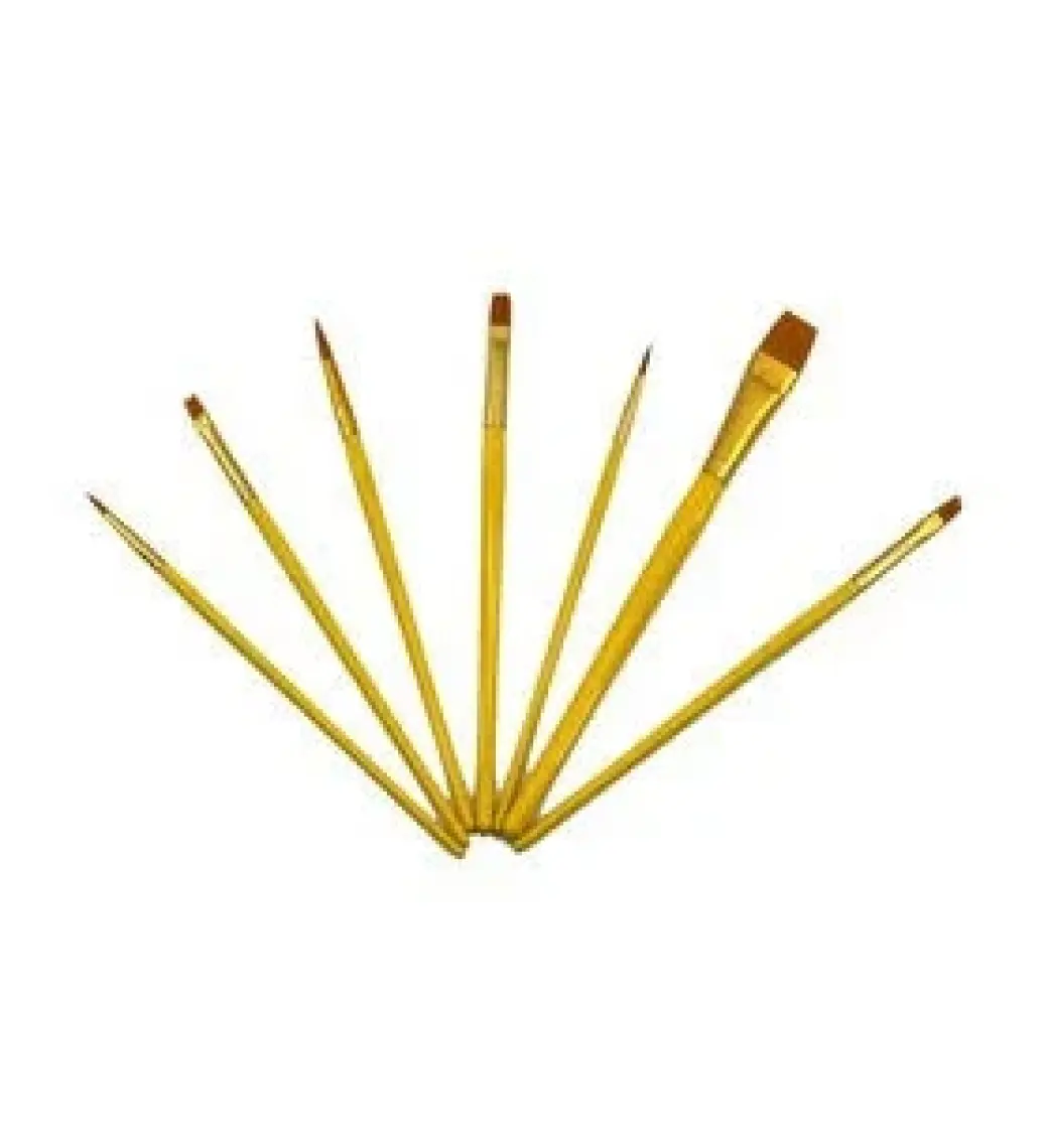Academy 7'li Sentetik Kıl Fırça Seti Set 3 / 7500.s3