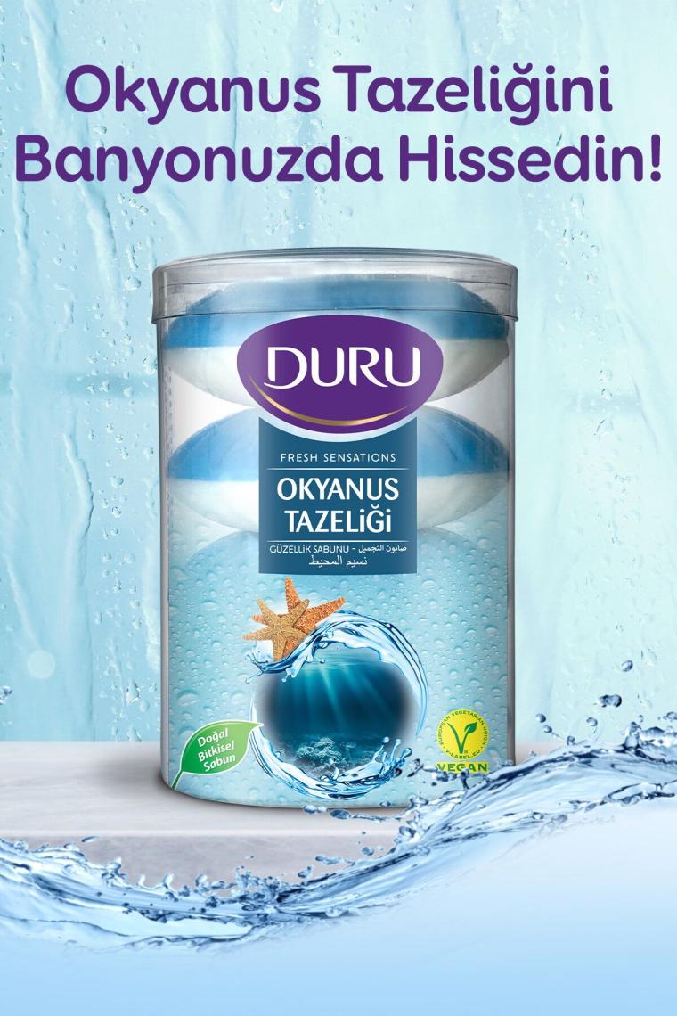 Fresh Sensations Okyanus Tazeliği 16 Adet Güzellik Sabunu 4x400gr