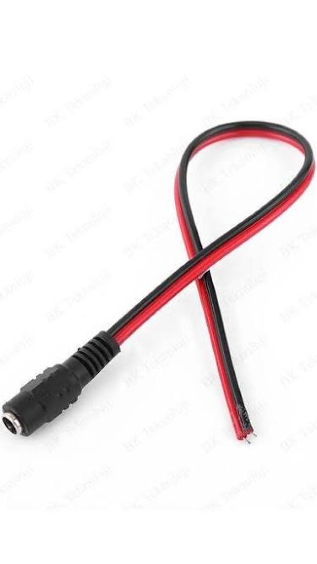 BK Teknoloji 5 Adet 5.5x2.1mm Dc 12V Dişi Cctv LED Güç Kablosu