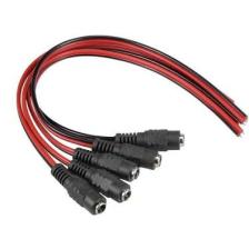 BK Teknoloji 5 Adet 5.5x2.1mm Dc 12V Dişi Cctv LED Güç Kablosu
