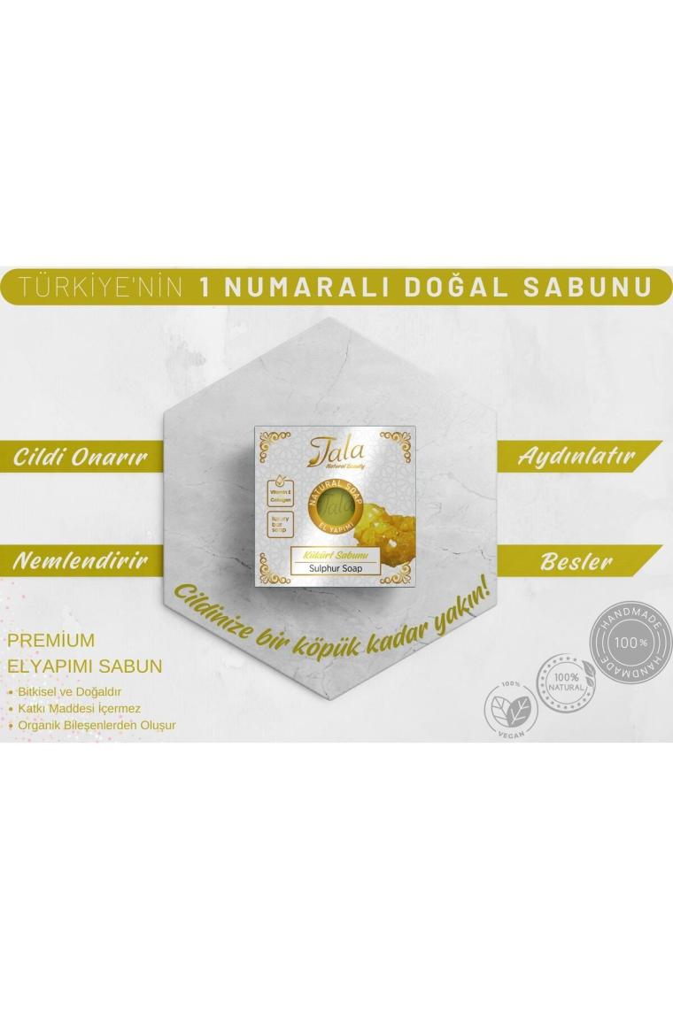 Kükürt Sabunu Doğal Sivilce Akne Uyuz Karşıtı Kükürtlü Sabun 150 gr