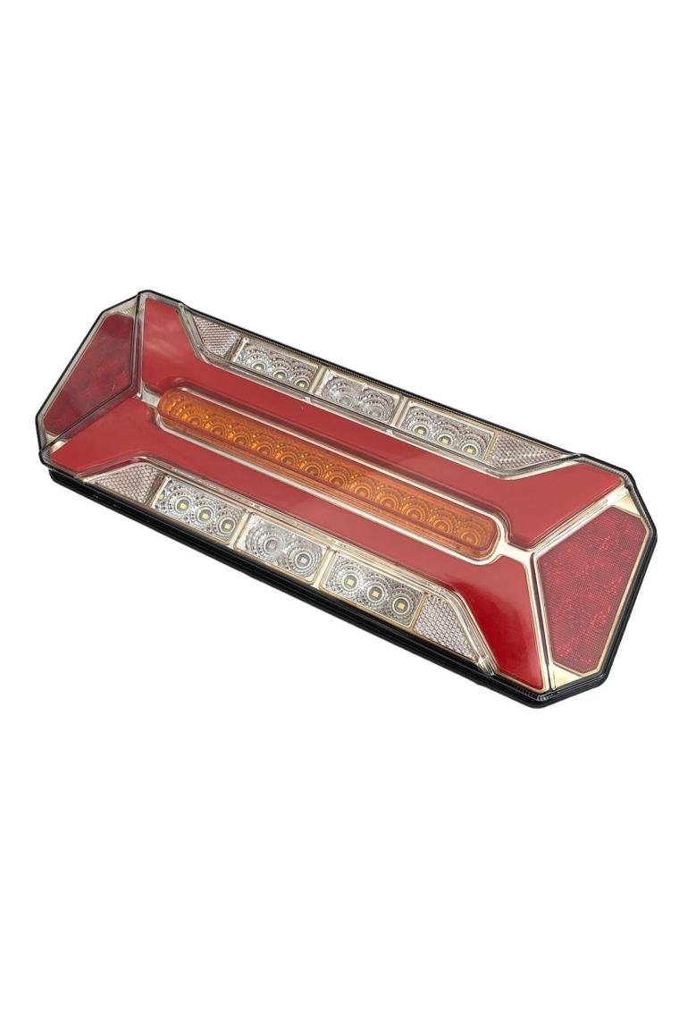 Yeni Star Neon LED Stop Lambası Kayar Sinyalli Kamyon-Tır-Dorse-Karavan-Kamyonet 12X24 Volt 1 Adet