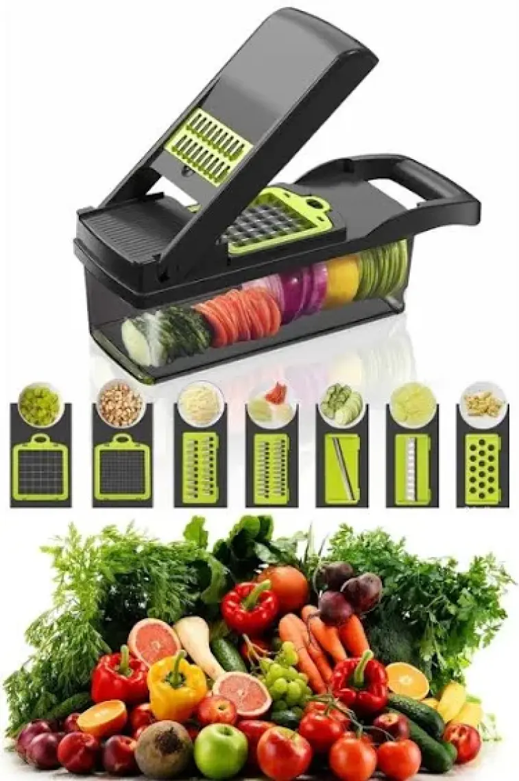 Patates Sebze Küp Rende Salata Peynir Soğan Doğrayıcı Dicer Mandolin Dilimleyici Jülyen Kesici Mutfak Rende Seti