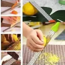 27CM Pratik Limon Kabuğu, Portakal, Peynir, Çikolata, Sarımsak ve Zencefil Rendesi (Uzun El Rendesi