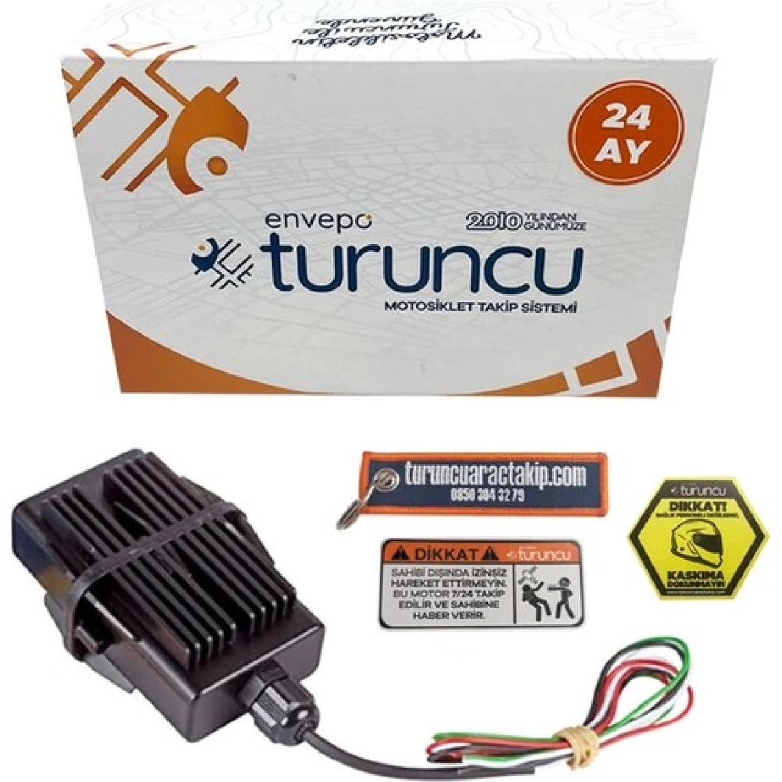 Turuncu Motosiklet Takip Sistemi 24 Aylık +Buzzer Siren