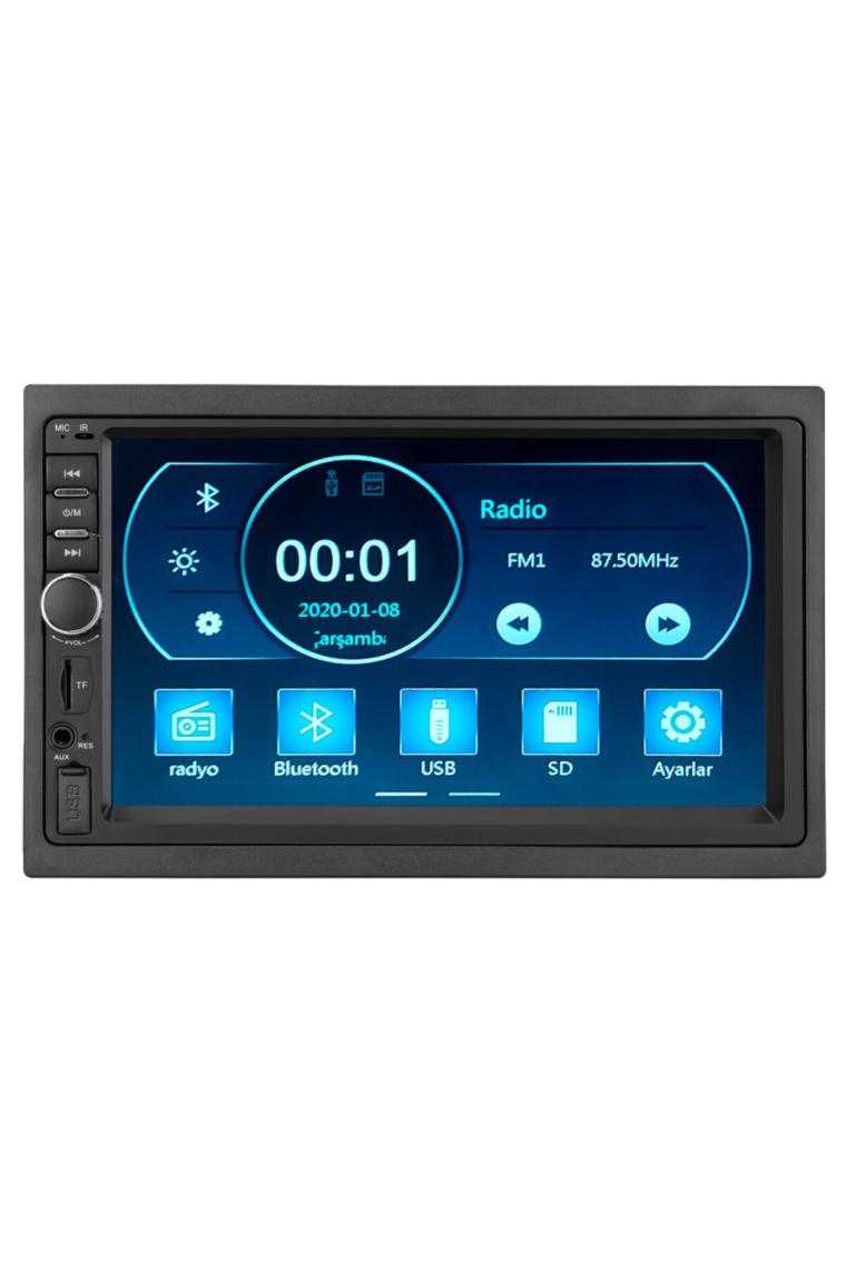 Mc-x200d 7 Tft Usb-sd-bluetooth Geri Vites Kameralı Double Dın 4*50w Multimedia Ekran