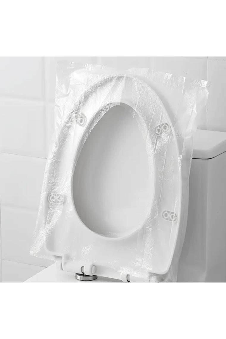 Mubx 50 Adet Kullan At Klozet Poşeti Klozet Örtüsü Klozet Kapak Örtüsü Dispenseri Klozet Kapak Kağıdı