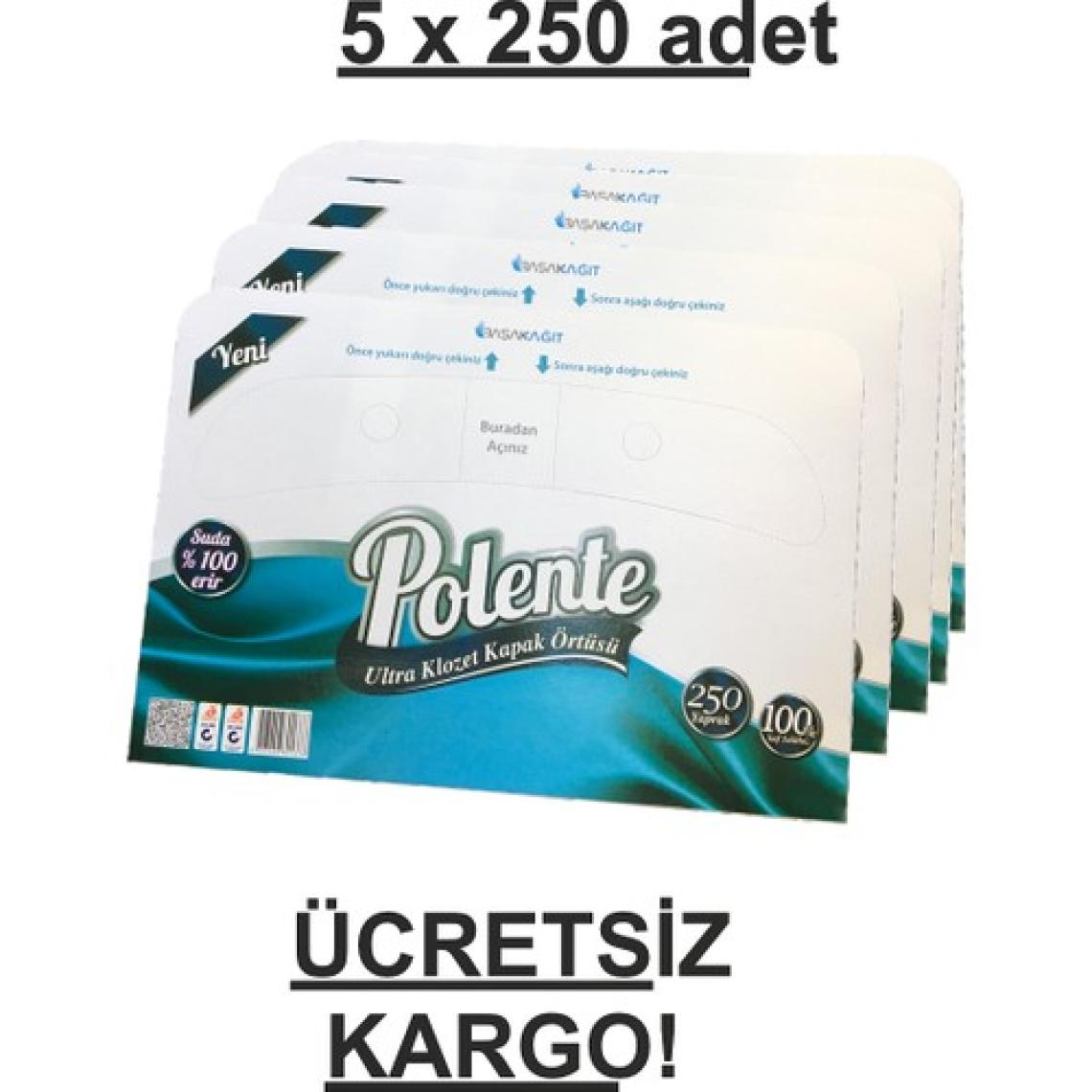 Polente Klozet Kapak Örtüsü 5 x 250'li