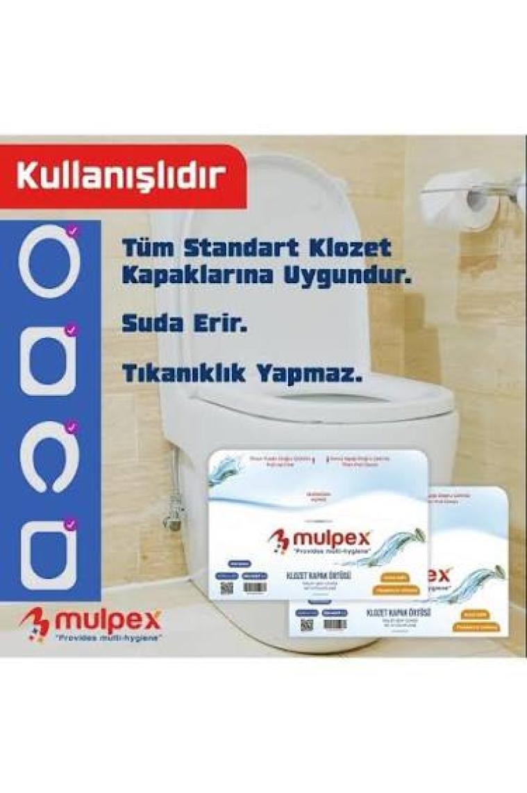 Mulpex Hijyenik Klozet Kapak Örtüsü 42 x 36 cm 250'li