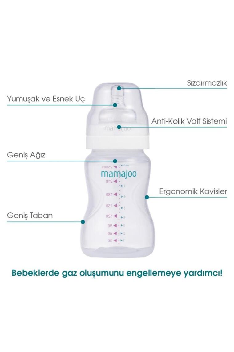 Mamajoo Silver PP Biberon 250 ml