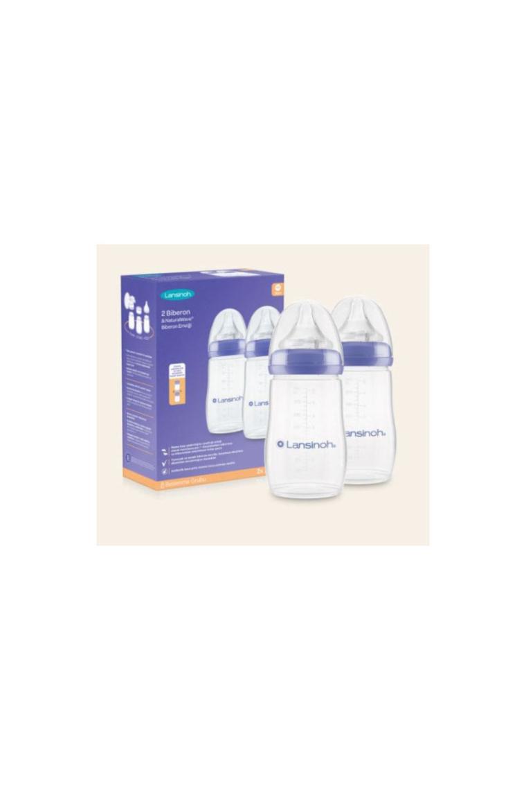 75600 2'li Natural Wawe Silikon Uçlu Biberon Seti 240 ml