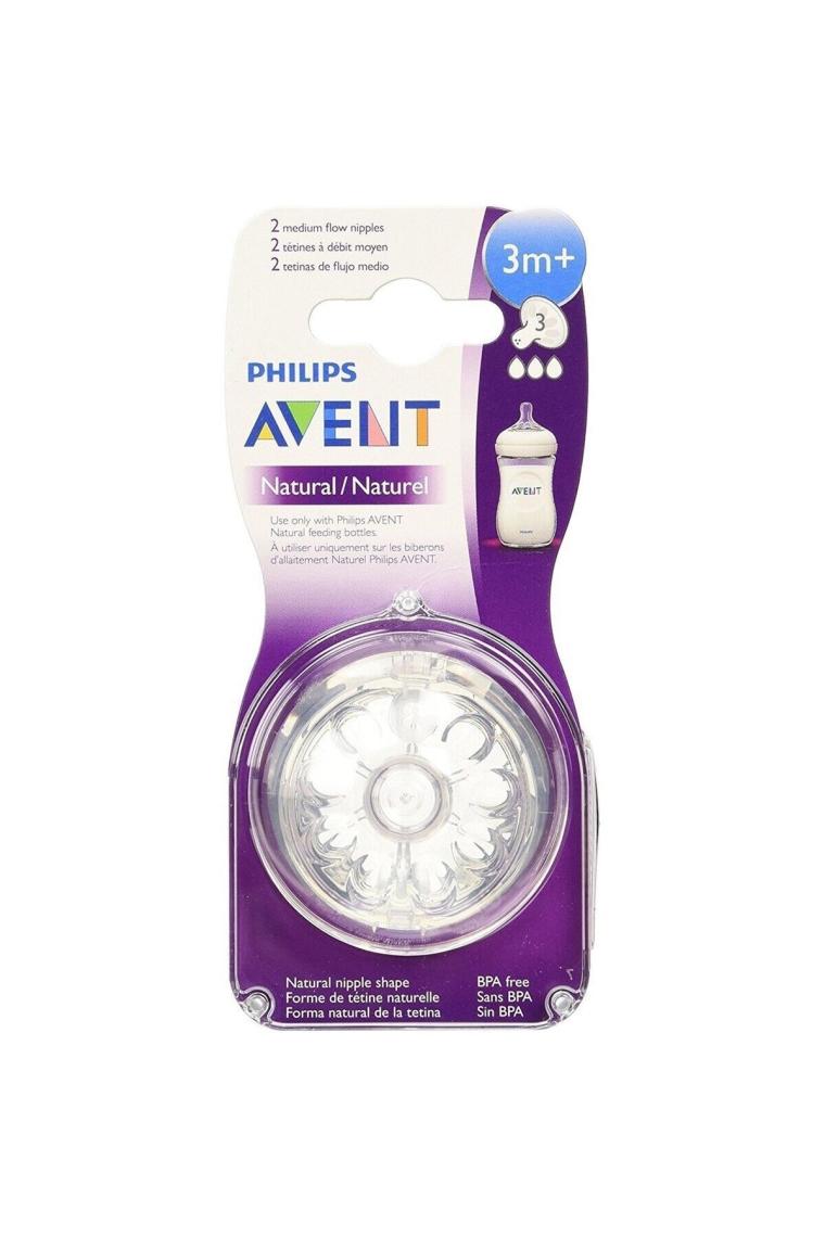 2'li Natural Biberon Emziği 3 Ay