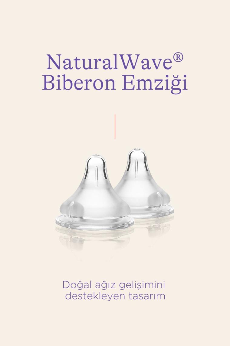 Natural Wave Biberon Emziği Orta Akışlı