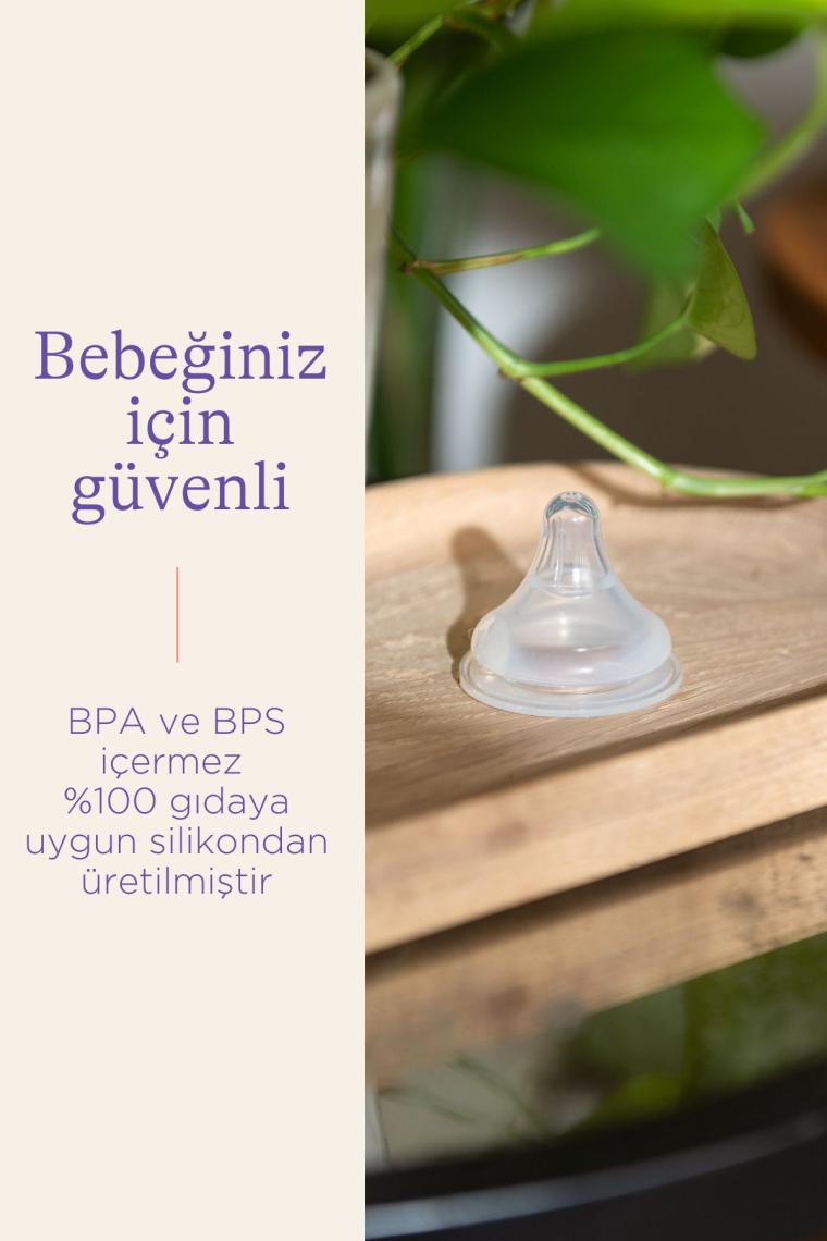 Natural Wave Biberon Emziği Orta Akışlı