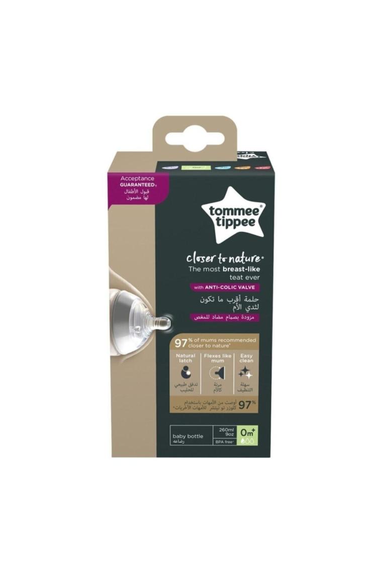 Pp Closer To Nature Biberon, 260 ml X 1 - Beyaz
